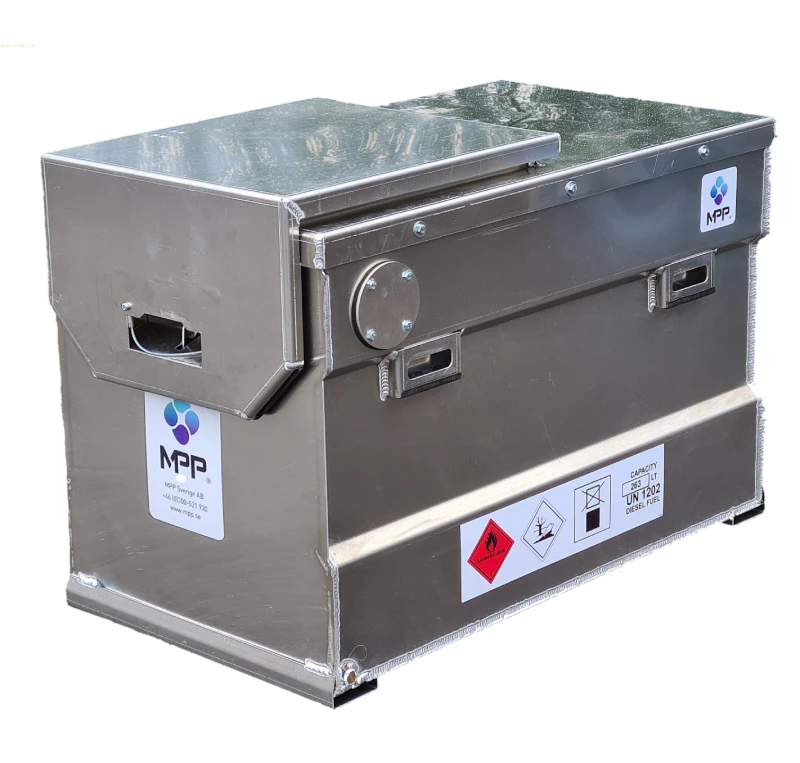 PTA 15-LDM – Dubbelmantlad pickuptank för Diesel 150 liter